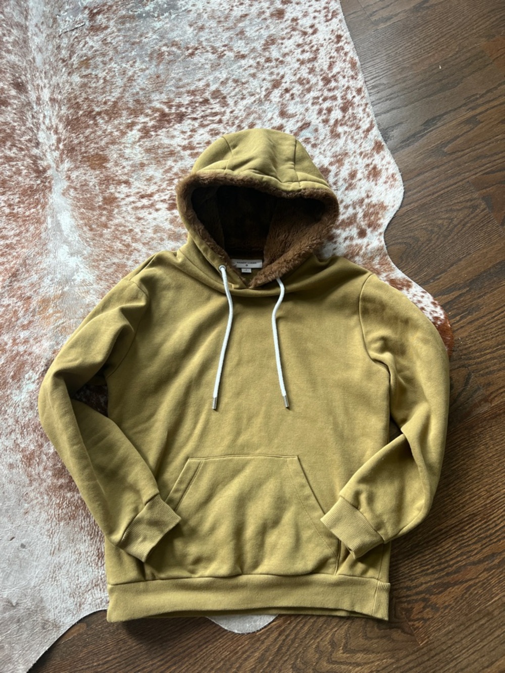 Fur lined hoodie